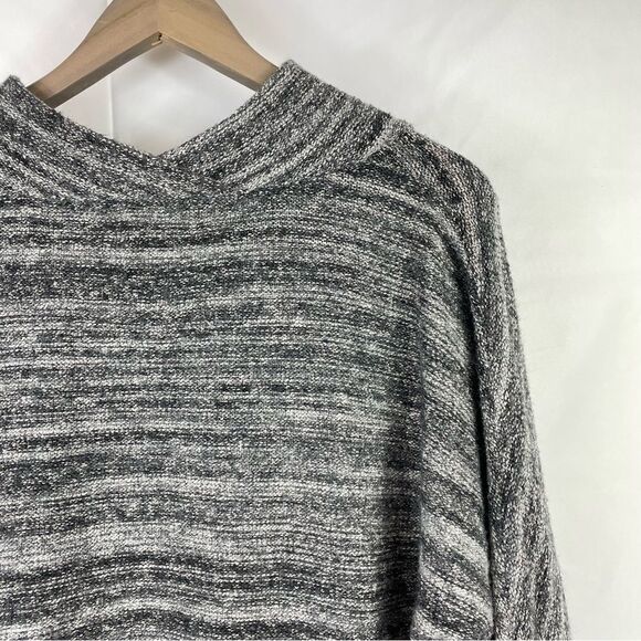 Anthropologie Field Flower Space Dye Gray Cowl Neck Tunic Sweater - Picture 14 of 16
